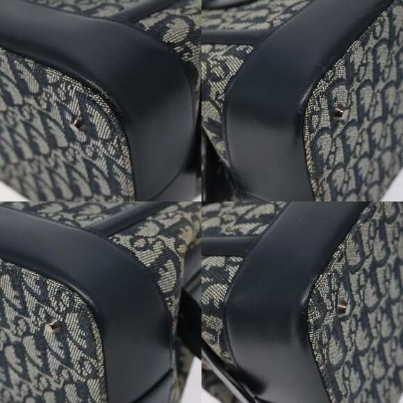 DIOR Trotter Canvas Hand Bag Navy - Picture 10 of 12